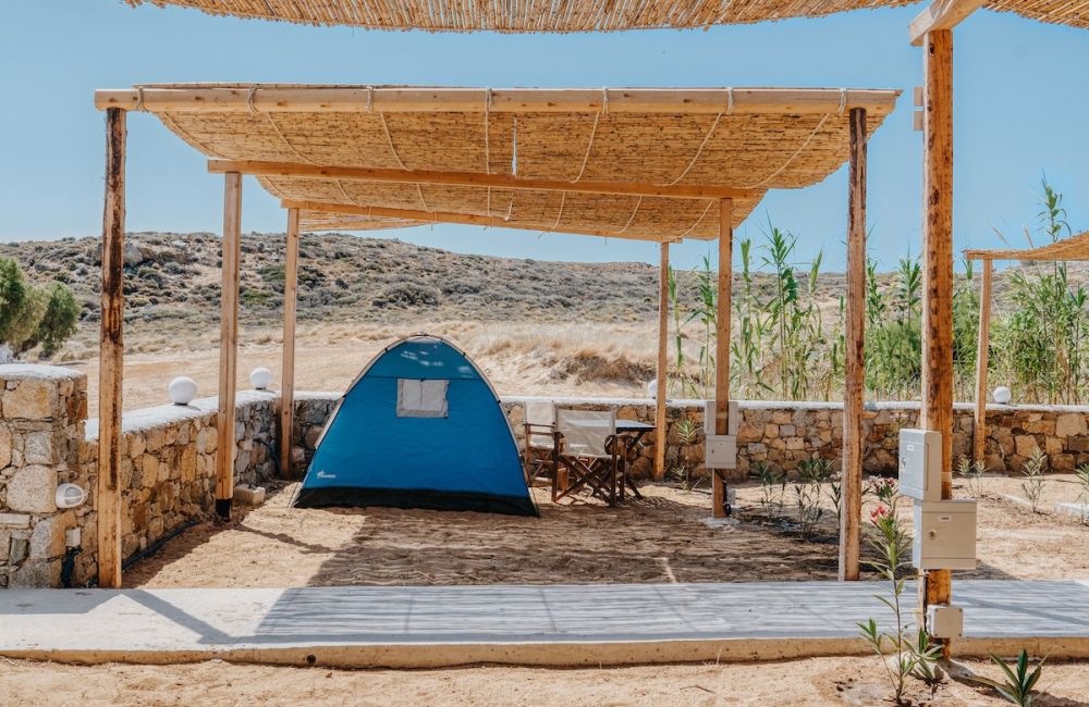 Serifos Coralli Ideal family camping holidays in the Cyclades